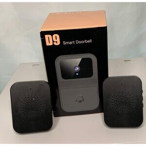 D9 Smart Doorbell With Wireless Speakers & Multiple Melodies